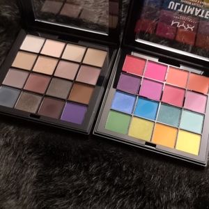 Bundle of 3 NYX eyeshadow palettes